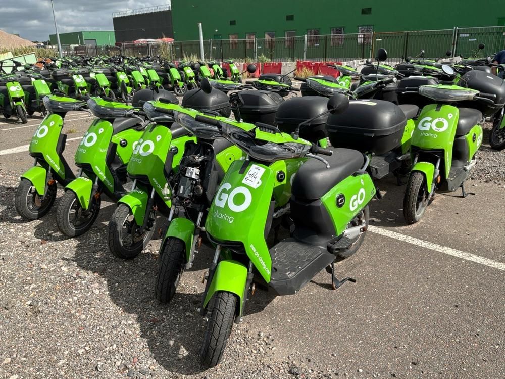 Super SOCO CUx electric salvage scooters (10x)