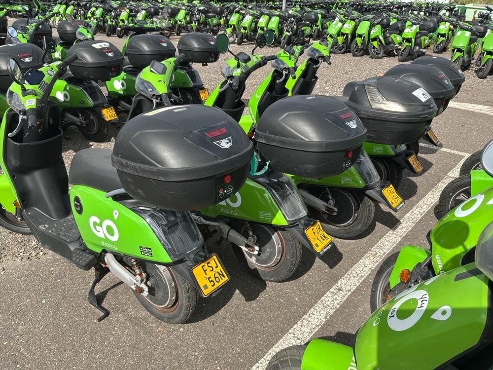 Super SOCO CUx electric salvage scooters (10x)