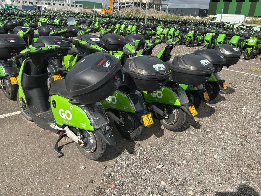 Super SOCO CUx electric salvage scooters (10x)