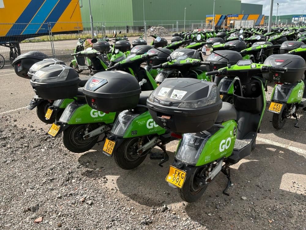 Super SOCO CUx electric salvage scooters (10x)