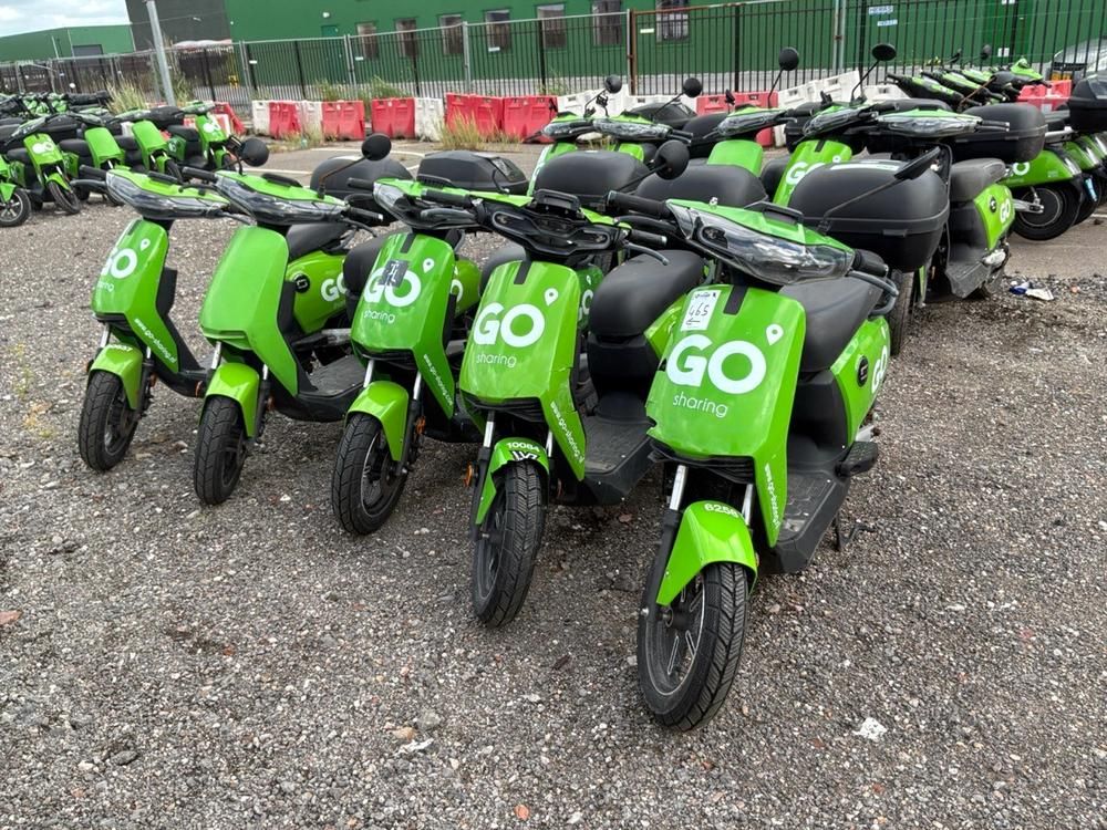 Super SOCO CUx electric salvage scooters (10x)