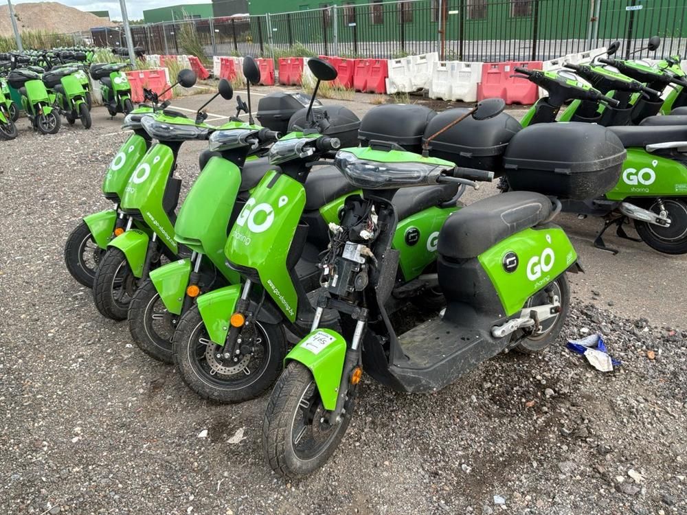 Super SOCO CUx electric salvage scooters (10x)