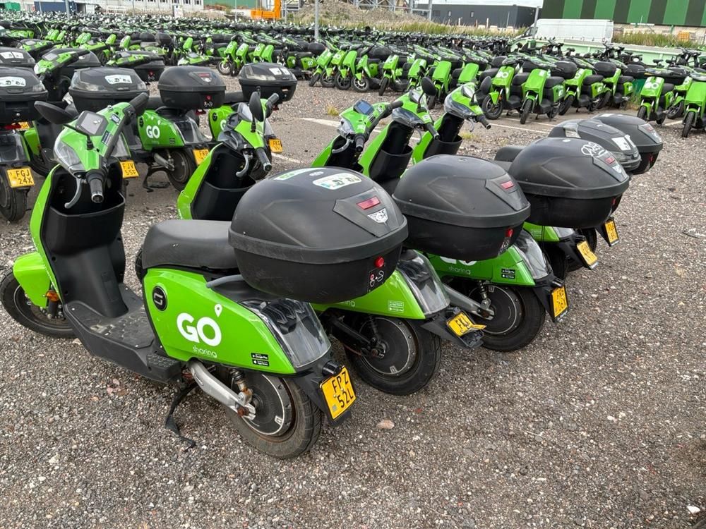 Super SOCO CUx electric salvage scooters (10x)
