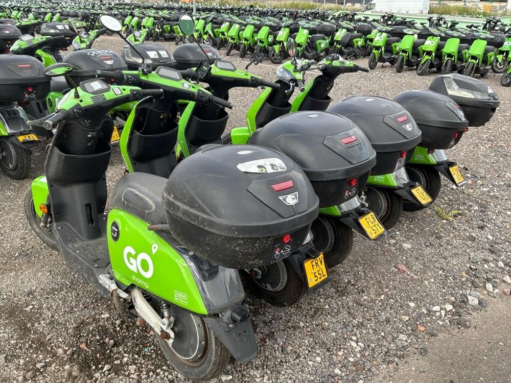 Super SOCO CUx electric salvage scooters (10x)