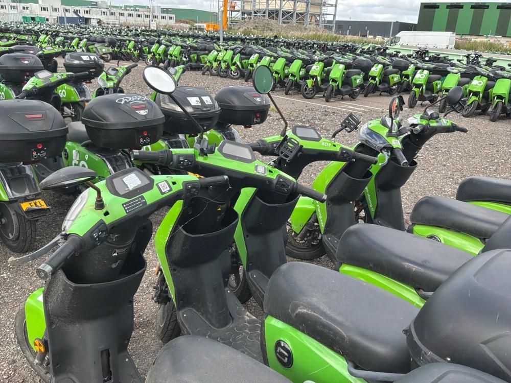 Super SOCO CUx electric salvage scooters (10x)