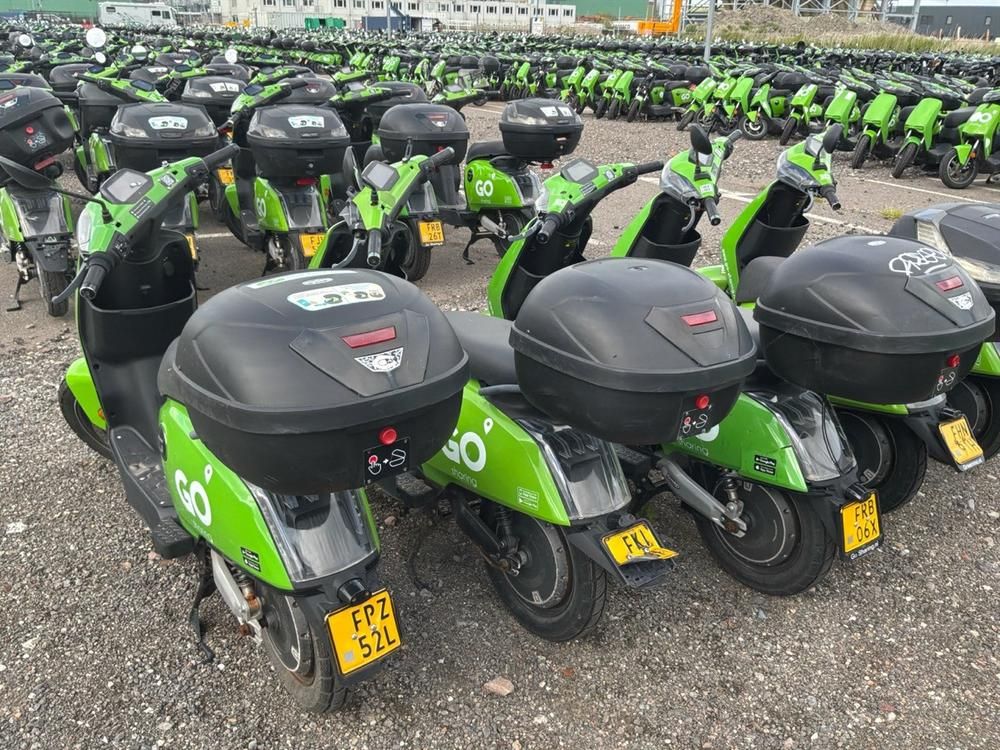 Super SOCO CUx electric salvage scooters (10x)