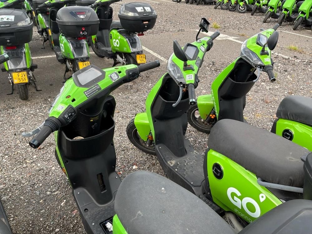 Super SOCO CUx electric salvage scooters (10x)