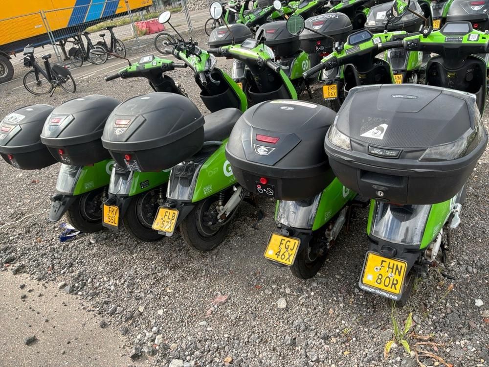 Super SOCO CUx electric salvage scooters (10x)