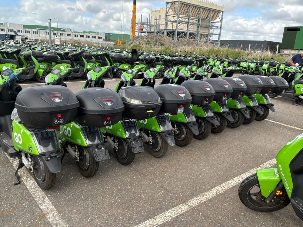 Super SOCO CUx electric salvage scooters (10x)