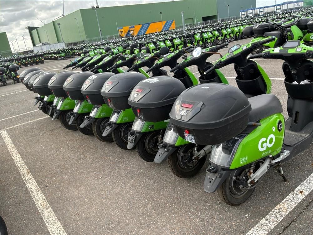 Super SOCO CUx electric salvage scooters (10x)