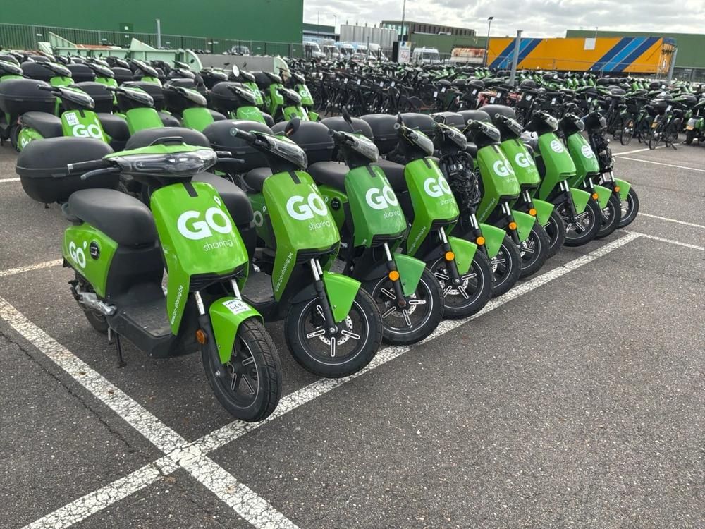 Super SOCO CUx electric salvage scooters (10x)