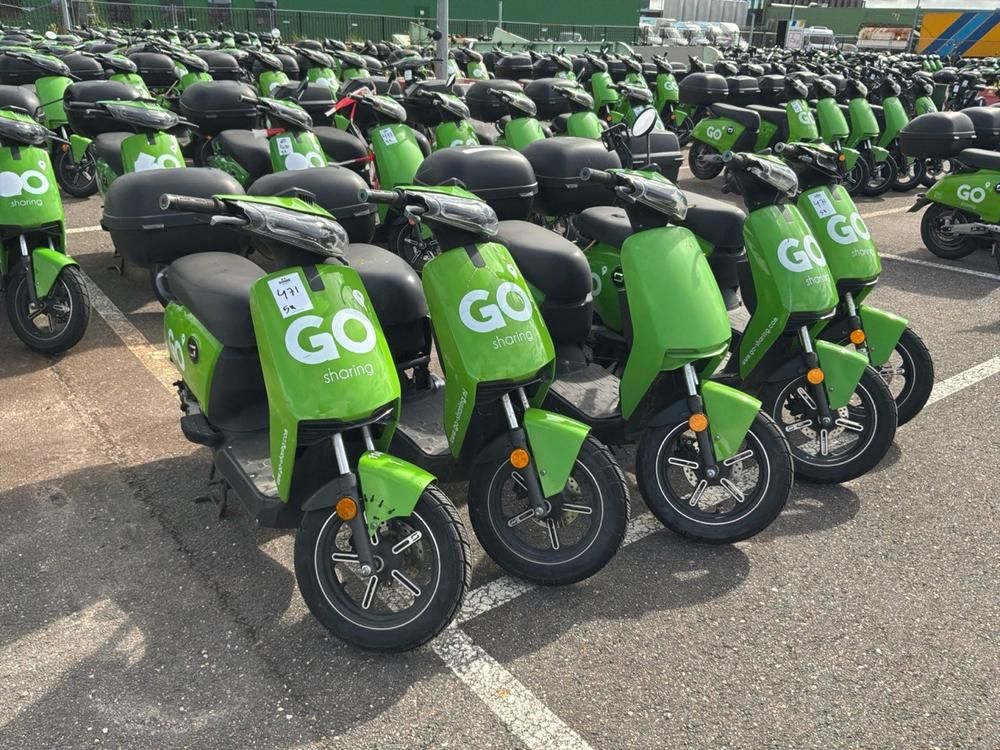 Super SOCO CUx electric fixer upper scooters (5x)