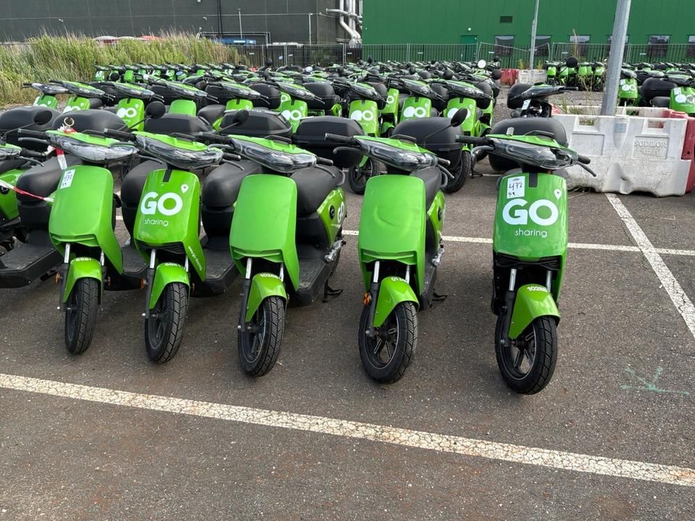 Super SOCO CUx electric fixer upper scooters (5x)