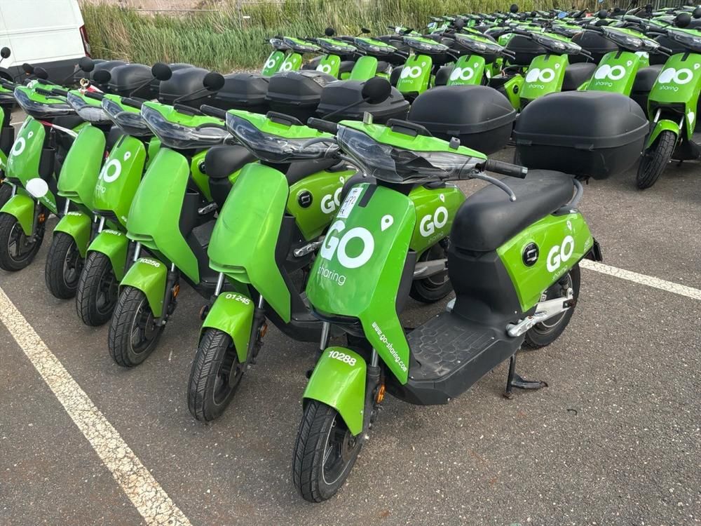 Super SOCO CUx electric fixer upper scooters (5x)