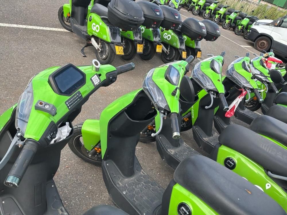 Super SOCO CUx electric fixer upper scooters (5x)