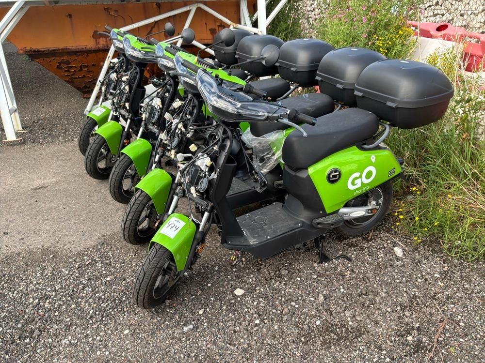 Super SOCO CUx electric salvage scooters (5x)