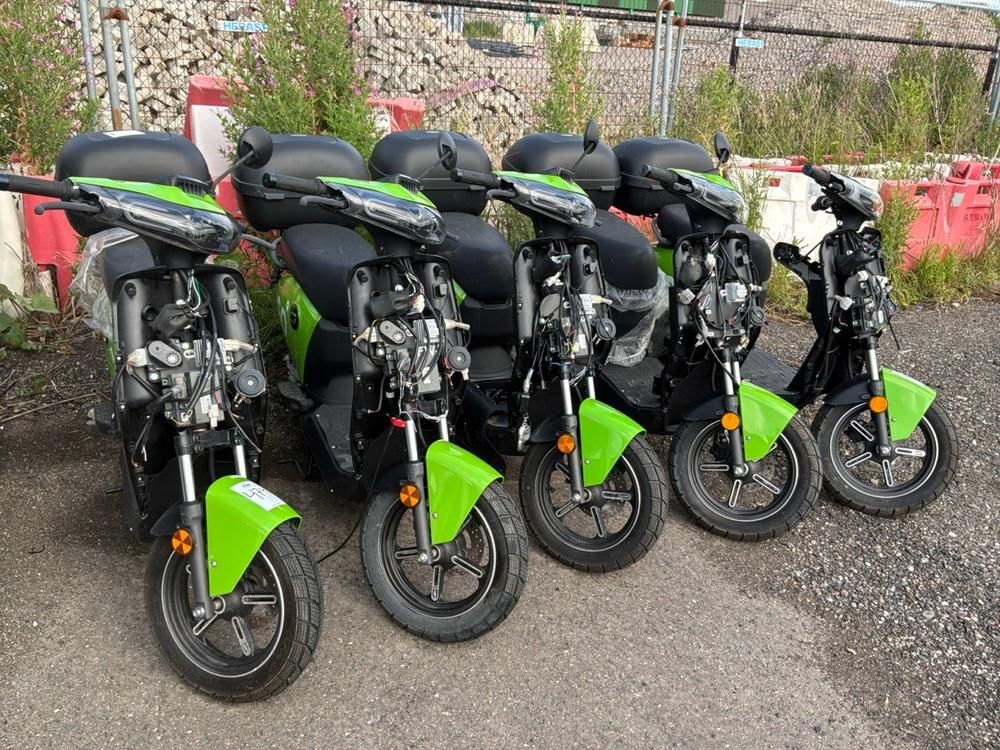 Super SOCO CUx electric salvage scooters (5x)