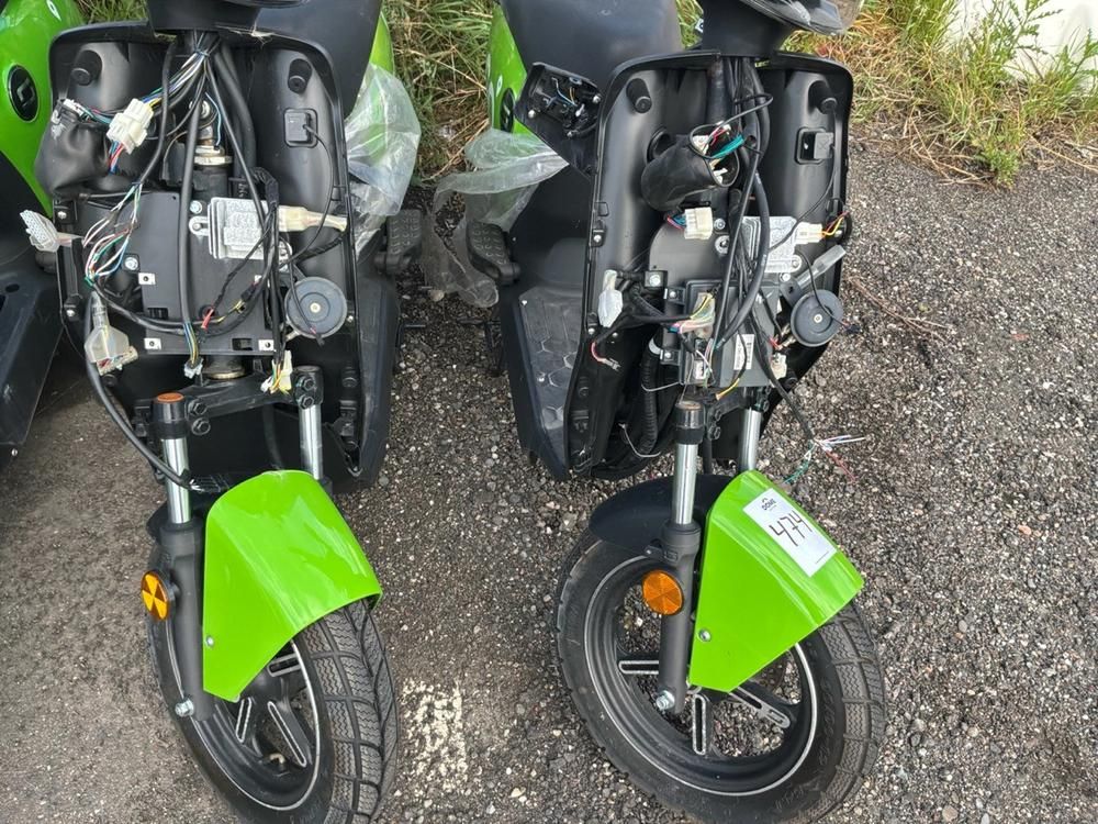 Super SOCO CUx electric salvage scooters (5x)