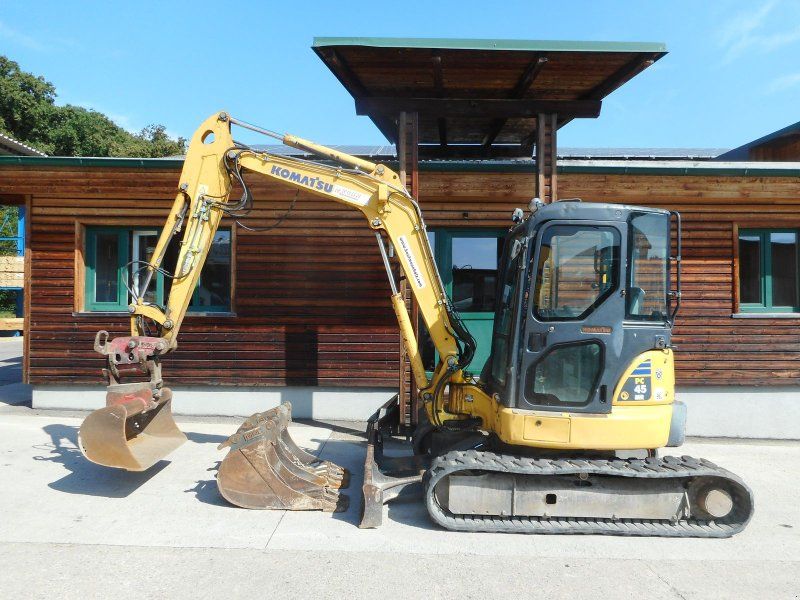 Komatsu PC45-MR ( 4.900kg ) POWERTILT + 3 Löffel