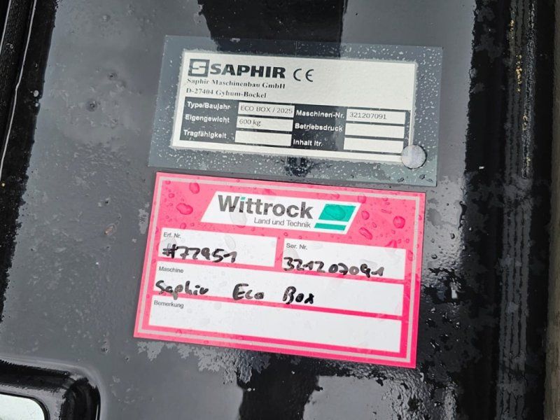 Saphir ECO BOX 600 kg