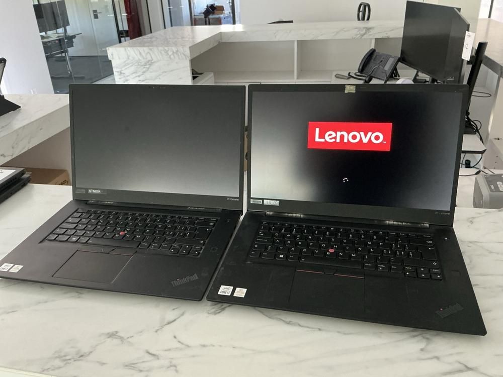 2020 Lenovo ThinkPad X1 Extreme Gen 3 Laptop (2x)