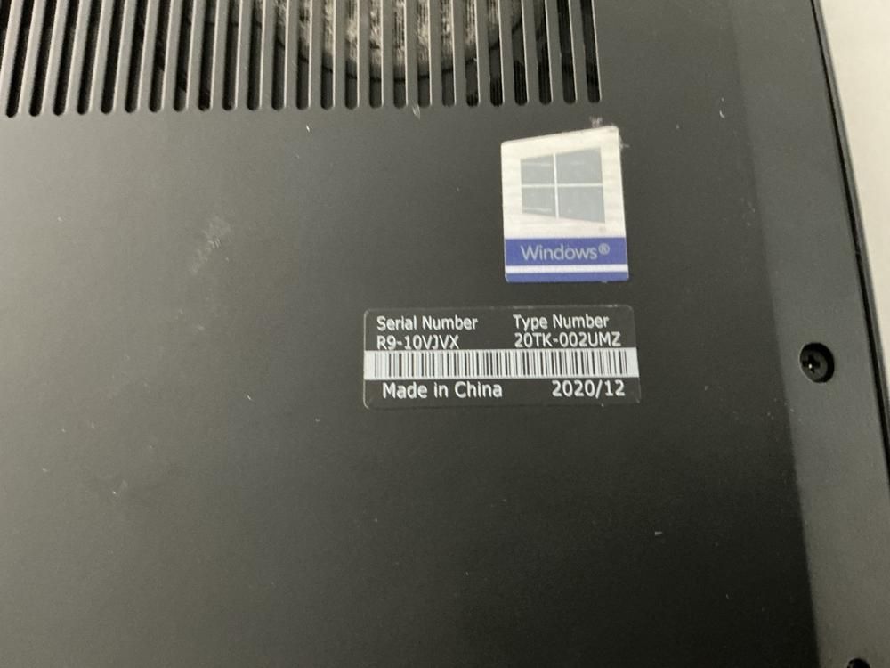 2020 Lenovo ThinkPad X1 Extreme Gen 3 Laptop (2x)