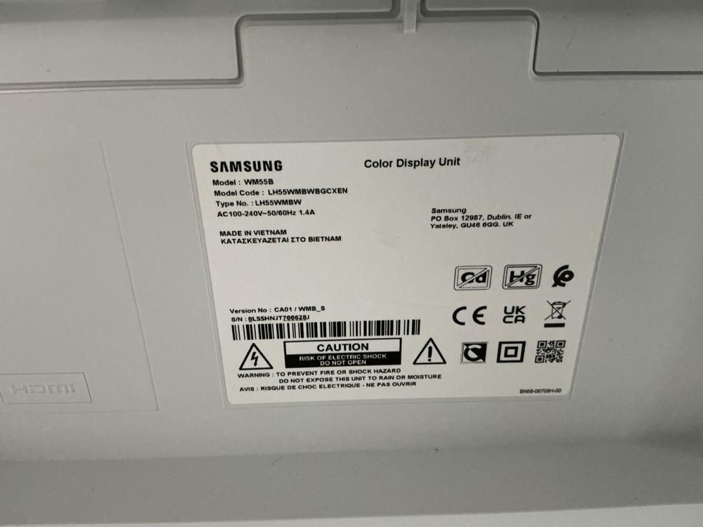 Samsung Flip pro WM55B Touchscreen-Farbdisplay