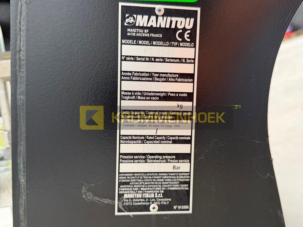 Manitou PT 1500 KH10358-A
