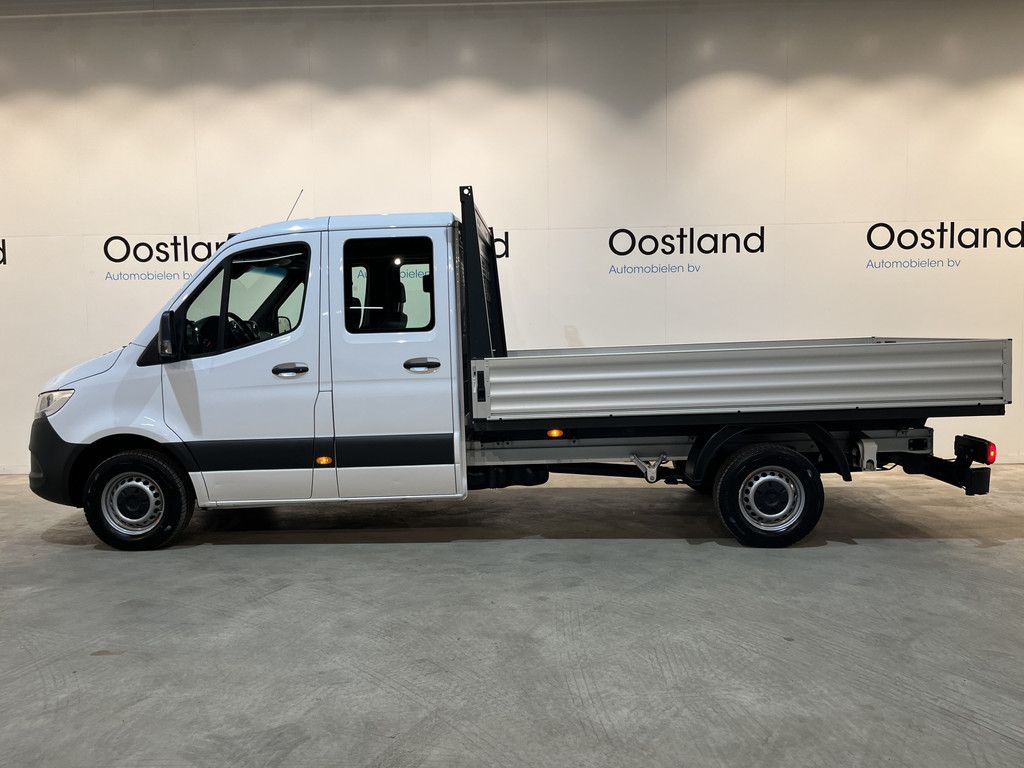 Mercedes-Benz Sprinter 317 CDI L3 RWD DC Dubbel Cabine Open Laadbak / Euro 6 / Trekhaak 3500 KG / Airco / Camera / CarPlay / Cruise Control Adap. / 6-Zits /