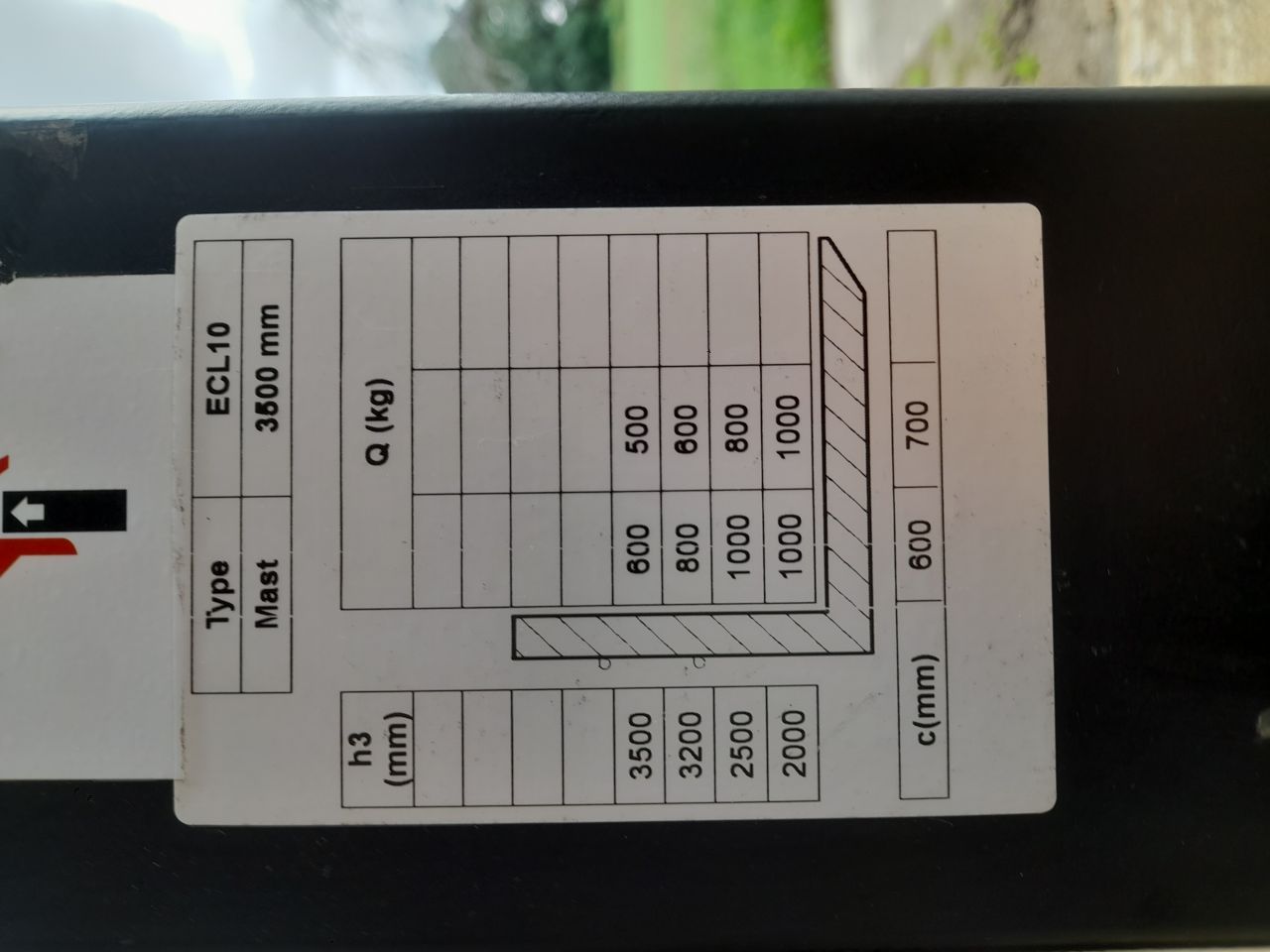Papro stapelaar 3.5 meter hefhoogte