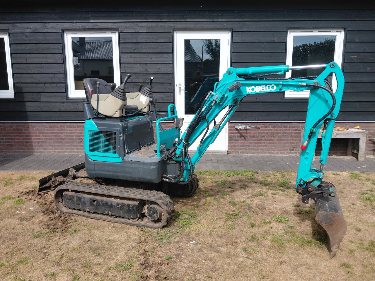 Minigraver Kobelco SK09SR / Minikraan / Graafmachine