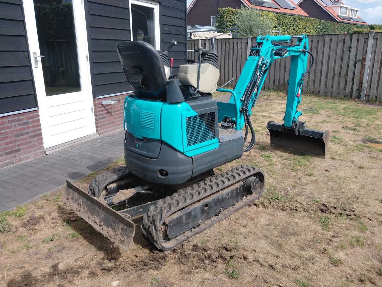 Minigraver Kobelco SK09SR / Minikraan / Graafmachine