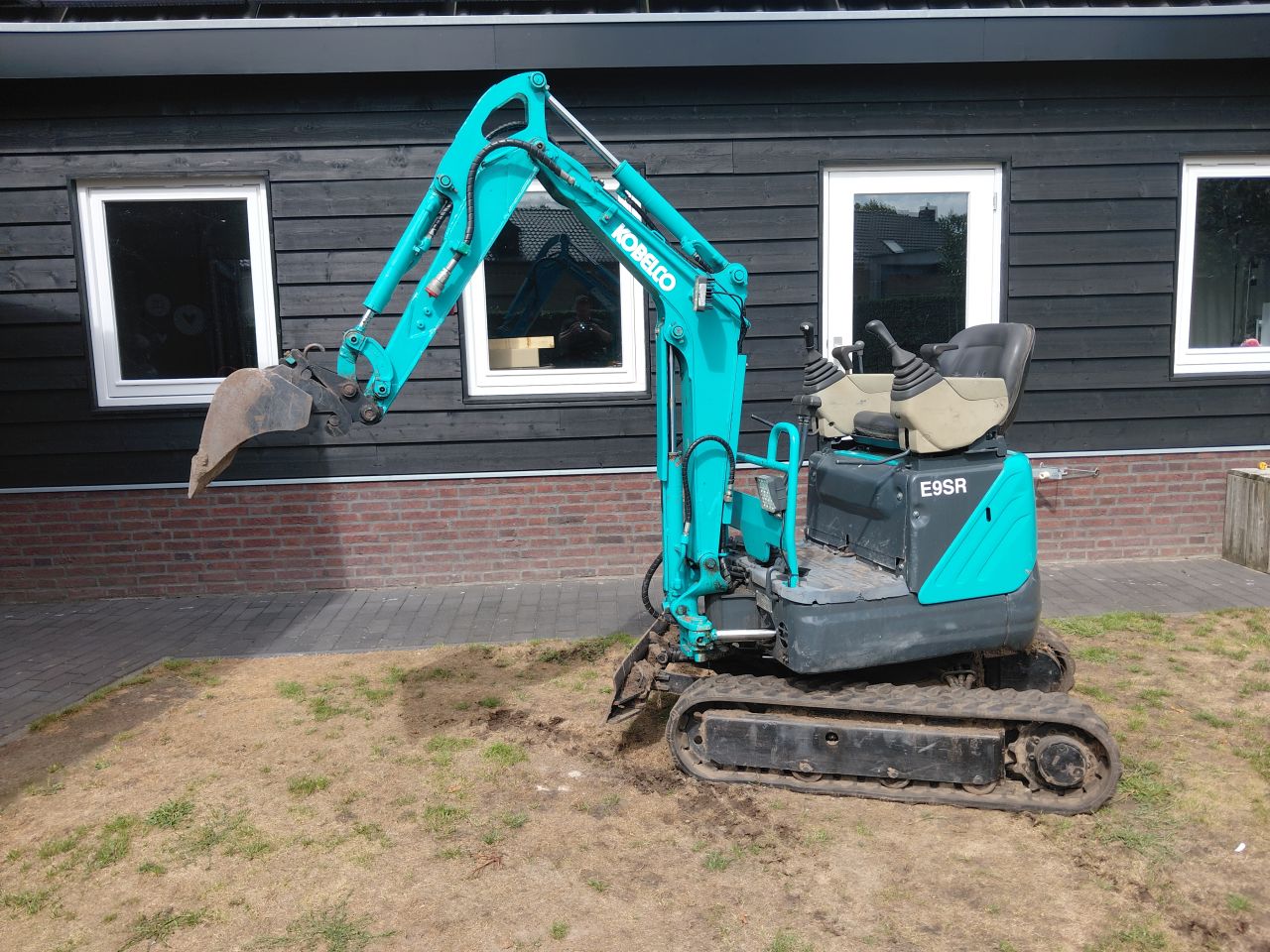 Minigraver Kobelco SK09SR / Minikraan / Graafmachine