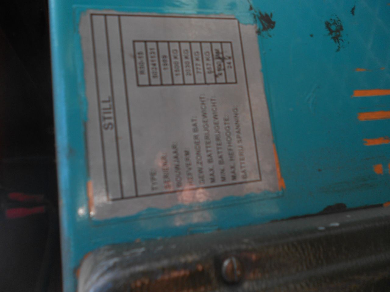 STILL HEFTRUCK MET DEFECT