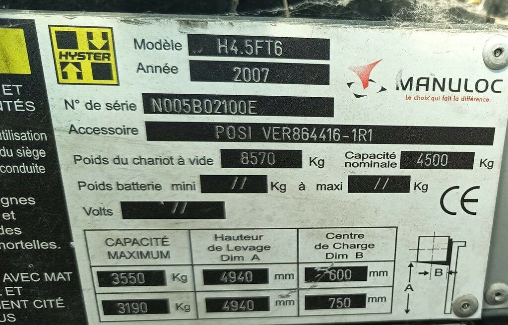 Hyster H4.5FT6