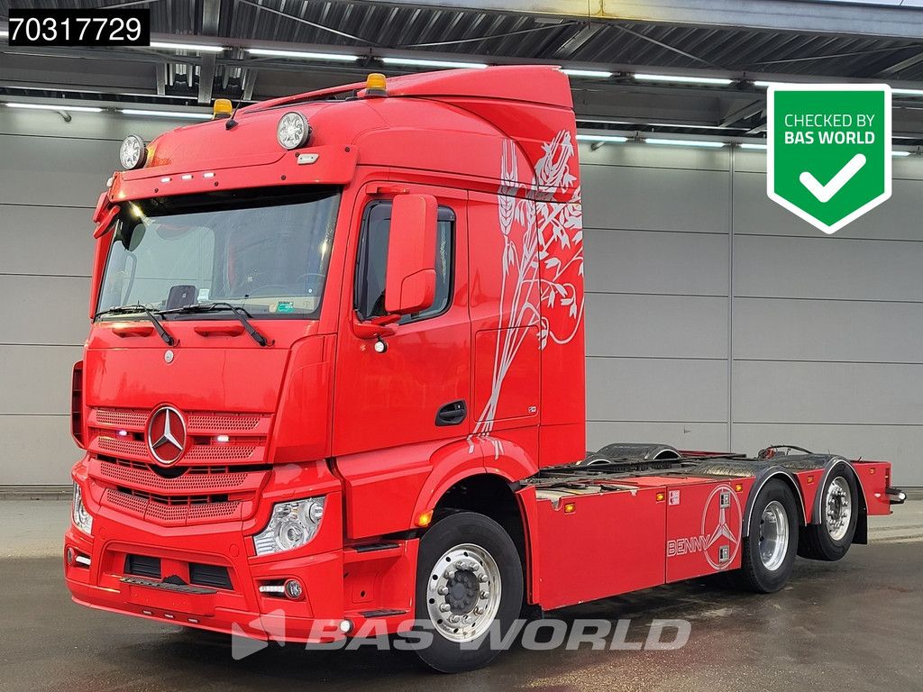 Mercedes Actros 2553 6X2 Chassis Full Air suspension Lift+steering axle Automatic Euro 6