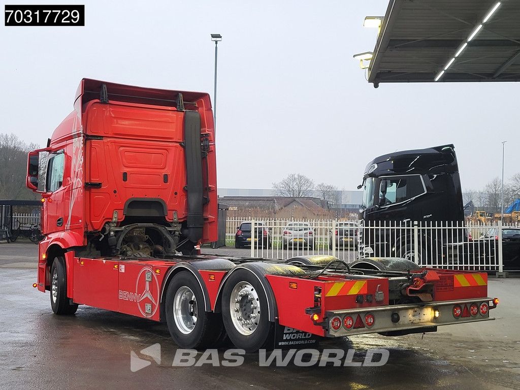 Mercedes Actros 2553 6X2 Chassis Full Air suspension Lift+steering axle Automatic Euro 6