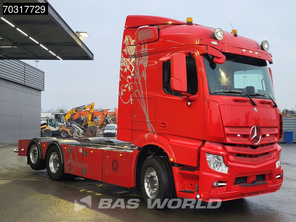 Mercedes Actros 2553 6X2 Chassis Full Air suspension Lift+steering axle Automatic Euro 6