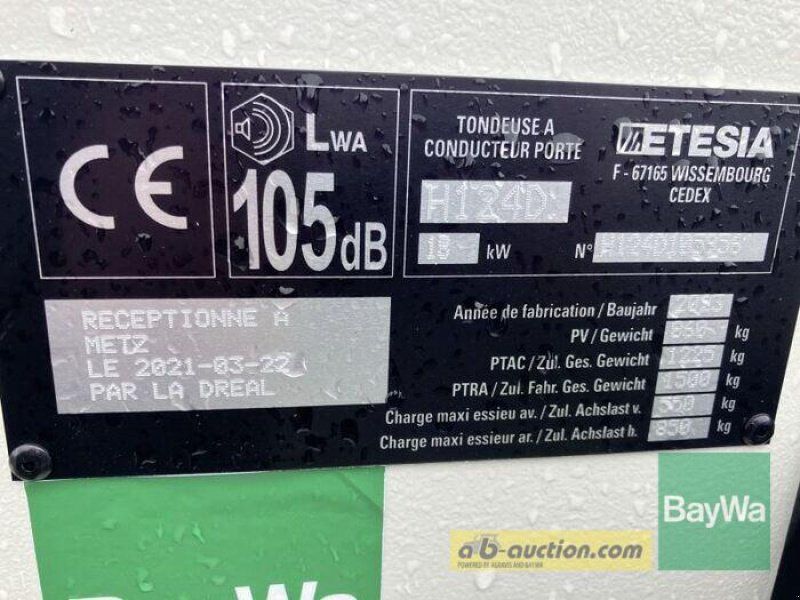 Etesia HYDRO DIESEL 124 (H124DN)
