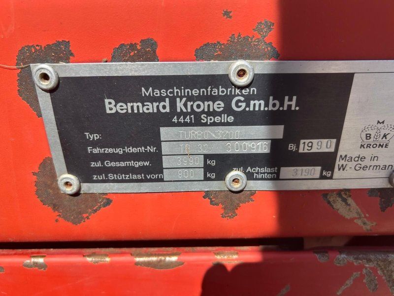 Krone Turbo 3200