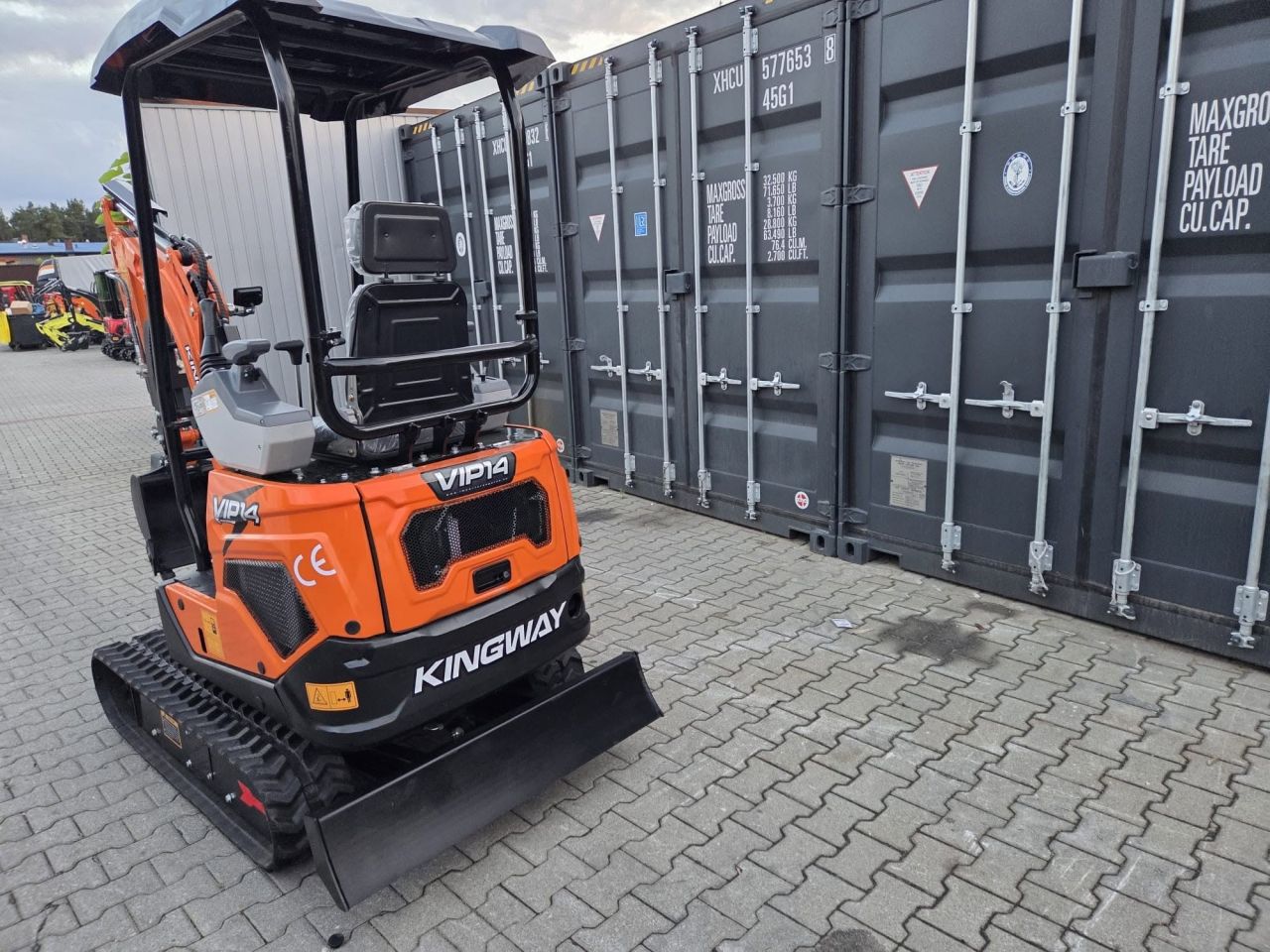 Kingway VIP 14, Minibagger mit Knickarm, Lieferung inkl, Ölkühle
