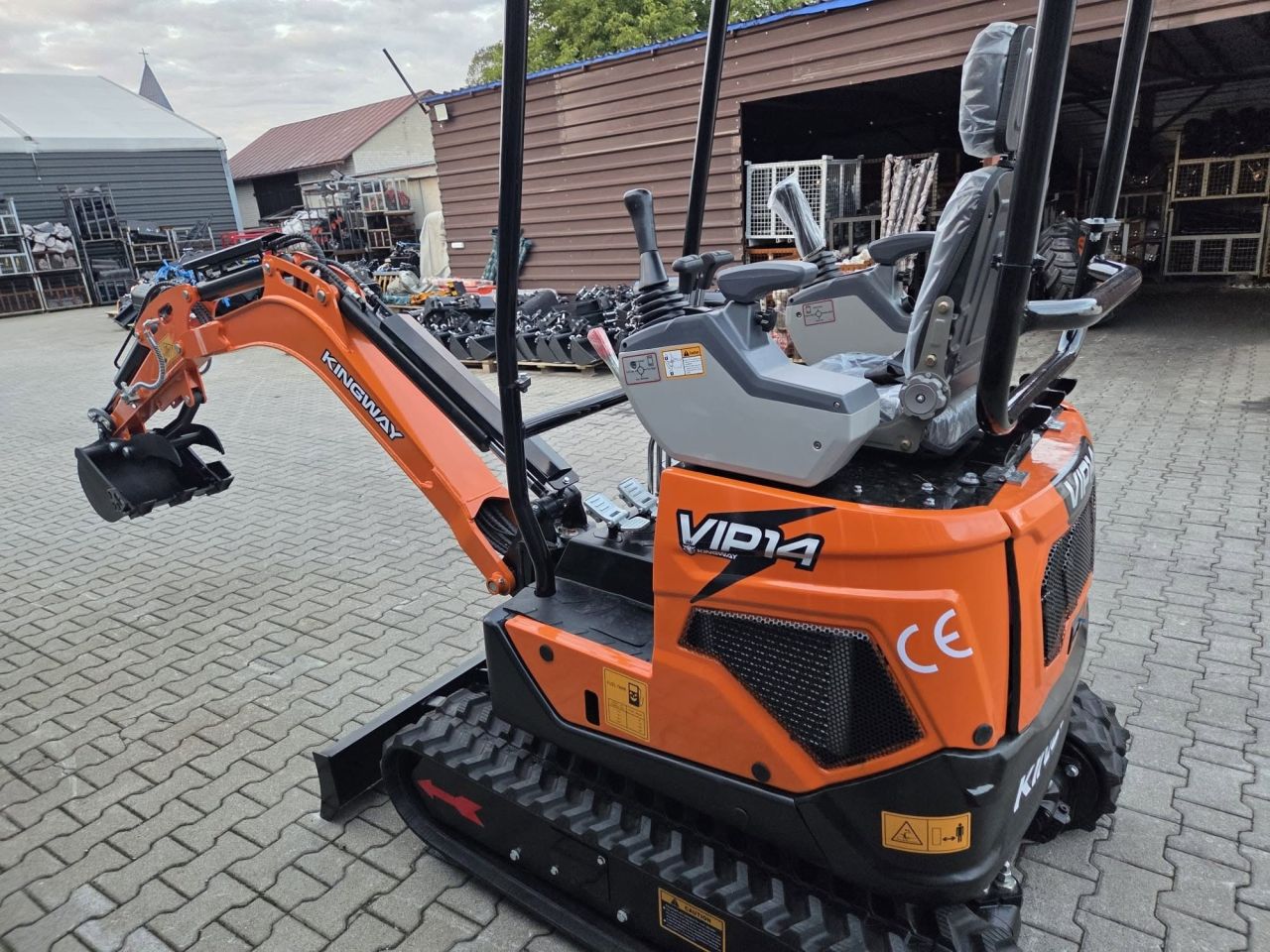 Kingway VIP 14, Minibagger mit Knickarm, Lieferung inkl, Ölkühle