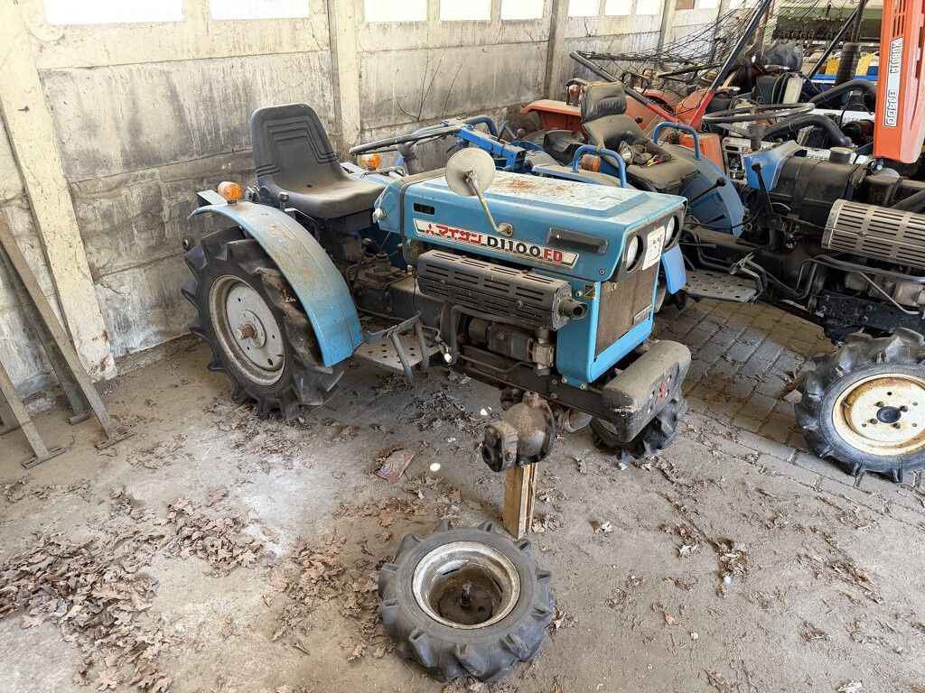 Mitsubishi D1100FD 4WD diesel minitractor als opknapper