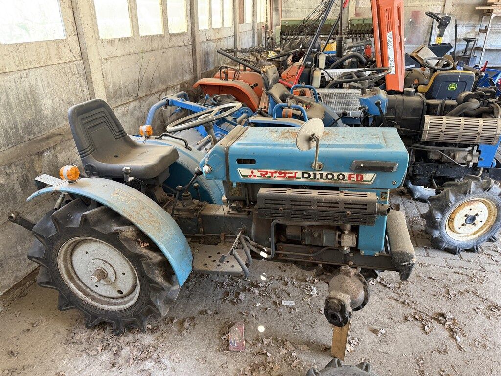 Mitsubishi D1100FD 4WD diesel minitractor als opknapper
