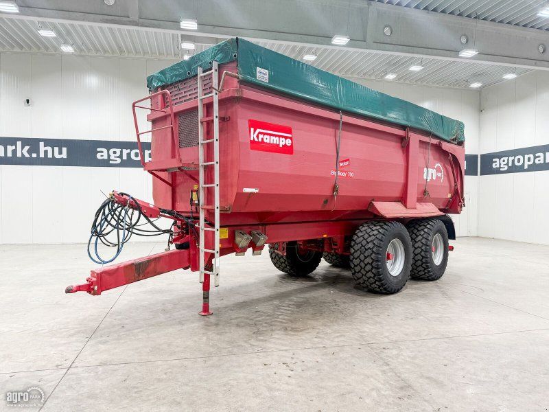 Krampe BigBody 700 22-ton payload, 32.8 m³ capacity, 2 axles, tension