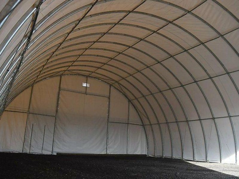 Unterstand Lager Halle Rundbogenhalle Industriezelt 12,2x30m