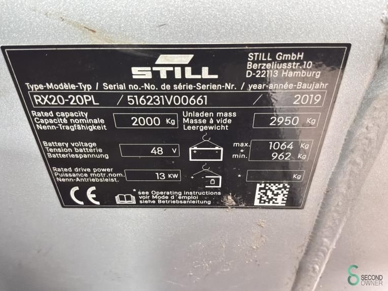 Forklifts Electric Still RX20-20PL 2019 Triplex