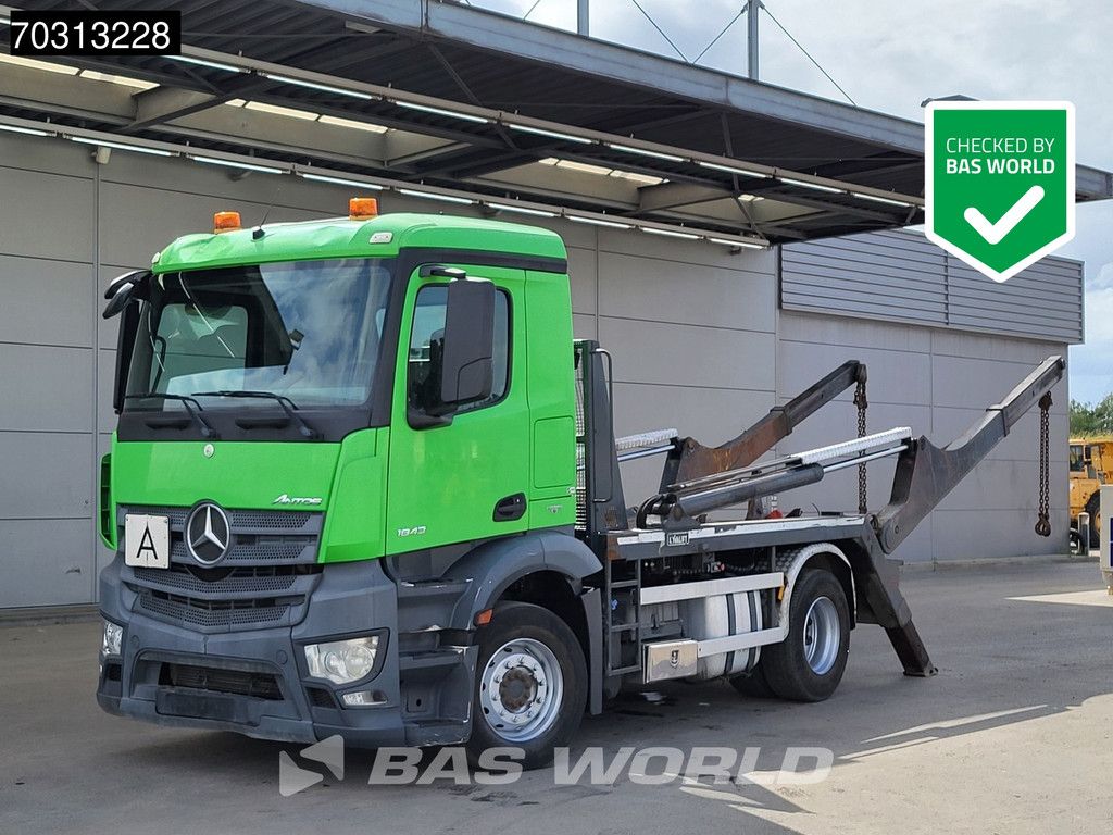 Mercedes Antos Antos 1843 4X2 14 tons Hyvalift skiploader Automatic Euro 6
