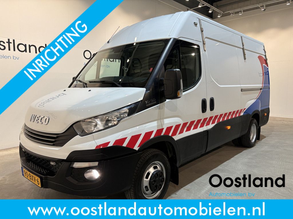 Iveco DAILY, 50C18 L3H3 180 PK Automaat Servicebus / Sortimo Inrichting / Fassi Kraan / GVW 5.200 KG / Luchtvering / Trekhaak 3500 KG / Euro 6 / Airco / Cruise Control / 220V. / Camera