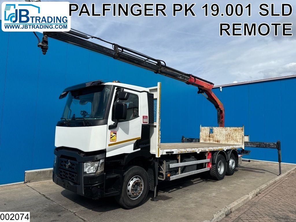 Renault C 380 6x2, EURO 6, Palfinger, Remote
